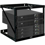 Eaton Tripp Lite Series SmartRack 12U Heavy-Duty Flat-Pack Low-Profile Switch-Depth Wall-Mount 2-Post Open Frame Rack — SRWO12UHD