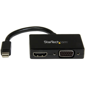 StarTech.com Travel A/V Adapter: 2-in-1 Mini DisplayPort to HDMI or VGA Converter — MDP2HDVGA