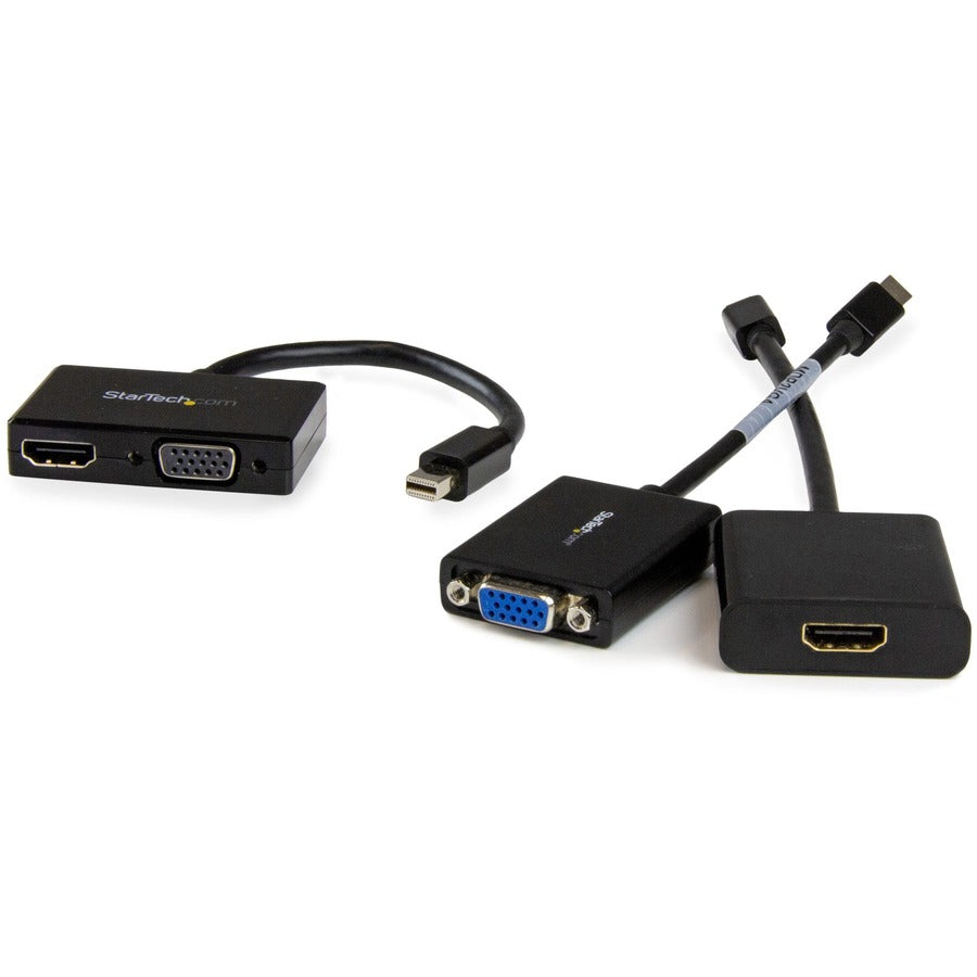 StarTech.com Travel A/V Adapter: 2-in-1 Mini DisplayPort to HDMI or VGA Converter — MDP2HDVGA