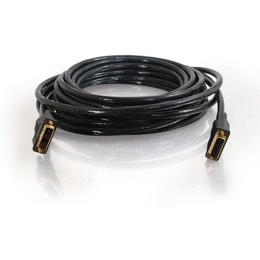 C2G 50ft Pro Series DVI-D Plenum M/M Single Link Digital Video Cable — 41203