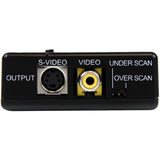 StarTech.com High Resolution VGA to Composite (RCA) or S-Video Converter - PC to TV — VGA2VID
