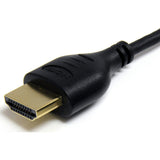 StarTech.com 6ft Slim HDMI Cable, 4K High Speed HDMI Cable with Ethernet, 4K 30Hz UHD HDMI Cord 36AWG, 4K HDMI 1.4 Video/Display Cable — HDMIMM6HSS