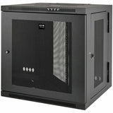 Eaton Tripp Lite Series SmartRack 12U Low-Profile Switch-Depth Wall-Mount Small Rack Enclosure, Hinged Back — SRW12US