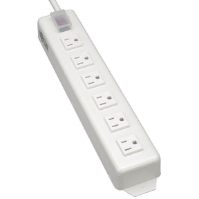 Eaton Tripp Lite Series Power It! Power Strip with 6 Right-Angle Outlets, 15 ft. (4.57 m) Cord, Transparent Switch Cover — TLM615NCRA