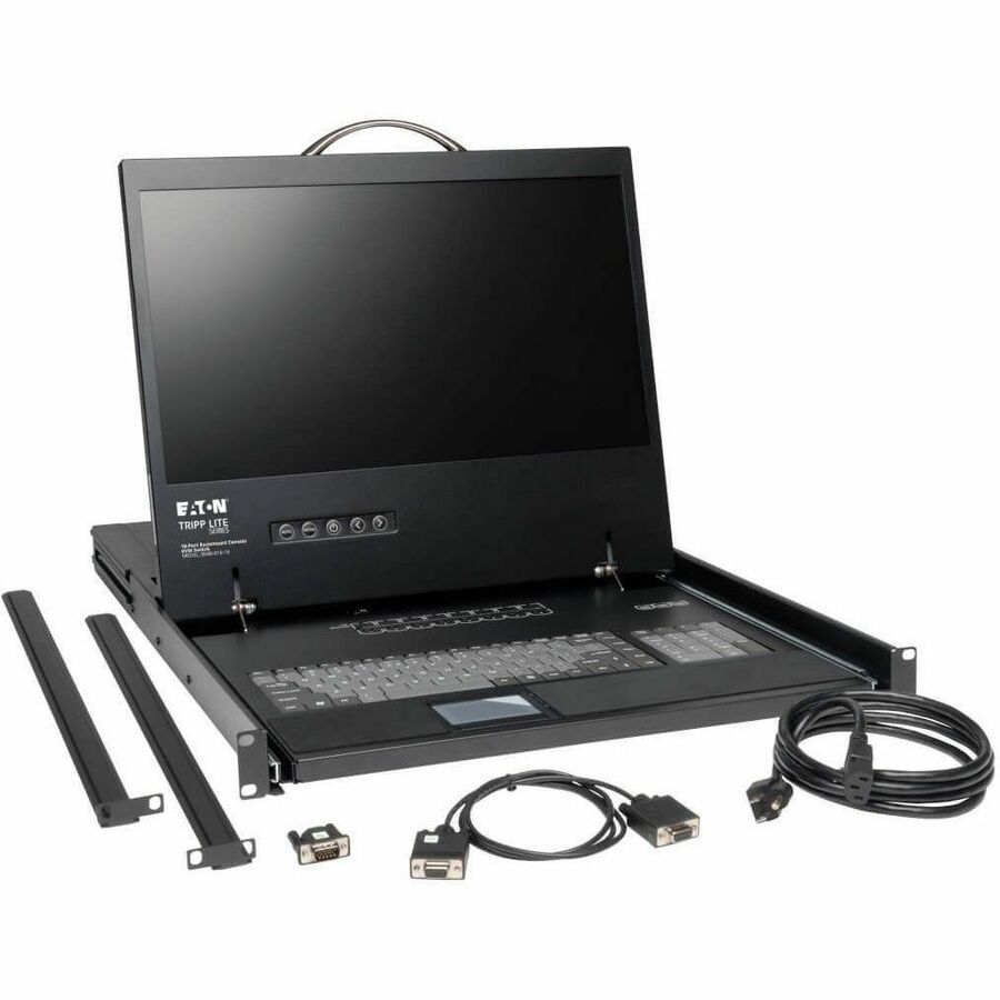 Eaton Tripp Lite Series NetController 16-Port 1U Rack-Mount Console KVM Switch with 19-in. LCD, TAA — B040-016-19