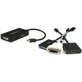 StarTech.com Mini DisplayPort Adapter - 3-in-1 - 1080p - Monitor Adapter - Mini DP to HDMI / VGA / DVI Adapter Hub — MDP2VGDVHD