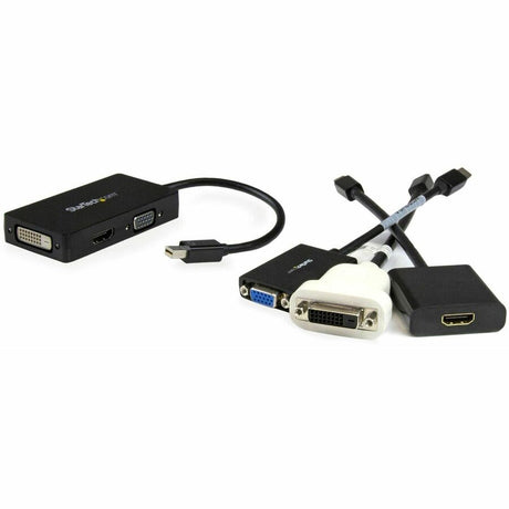 StarTech.com Mini DisplayPort Adapter - 3-in-1 - 1080p - Monitor Adapter - Mini DP to HDMI / VGA / DVI Adapter Hub — MDP2VGDVHD