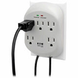 Eaton Tripp Lite Series Protect It! 5-Outlet Surge Protector, Direct Plug-In, 1080 Joules, 1-Line RJ11 Protection — SK5TEL-0