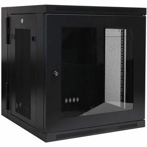 Eaton Tripp Lite Series SmartRack 12U Low-Profile Switch-Depth Wall-Mount Small Rack Enclosure, Clear Acrylic Window, Hinged Back — SRW12USG