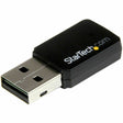 StarTech.com USB 2.0 AC600 Mini Dual Band Wireless-AC Network Adapter - 1T1R 802.11ac WiFi Adapter — USB433WACDB