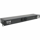 Eaton Tripp Lite Series Isobar 12-Outlet Network Server Surge Protector, 15 ft. (4.57 m) Cord with 5-20P Plug, 3840 Joules, Diagnostic LEDs, 1U Rackmount — IBAR12-20ULTRA