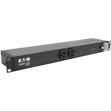 Eaton Tripp Lite Series Isobar 12-Outlet Network Server Surge Protector, 15 ft. (4.57 m) Cord with 5-20P Plug, 3840 Joules, Diagnostic LEDs, 1U Rackmount — IBAR12-20ULTRA