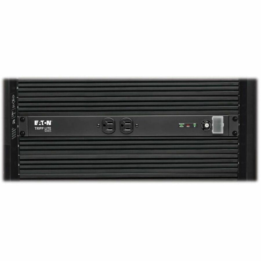 Eaton Tripp Lite Series Isobar 12-Outlet Network Server Surge Protector, 15 ft. (4.57 m) Cord with 5-20P Plug, 3840 Joules, Diagnostic LEDs, 1U Rackmount — IBAR12-20ULTRA