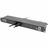 Eaton Tripp Lite Series Isobar 12-Outlet Network Server Surge Protector, 15 ft. (4.57 m) Cord with 5-20P Plug, 3840 Joules, Diagnostic LEDs, 1U Rackmount — IBAR12-20ULTRA