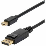 StarTech.com 10ft (3m) Mini DisplayPort to DisplayPort 1.2 Cable, 4K x 2K mDP to DisplayPort Adapter Cable, Mini DP to DP Cable — MDP2DPMM10