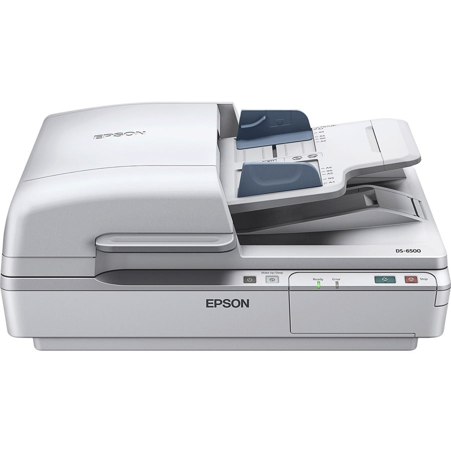 Epson WorkForce DS-6500 Flatbed Scanner - 1200 dpi Optical - White — B11B205221