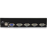 StarTech.com 4 Port 1U Rackmount USB KVM Switch with OSD — SV431DUSBU