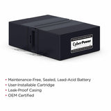 CyberPower RB1280X2B Replacement Battery Cartridge — RB1280X2B