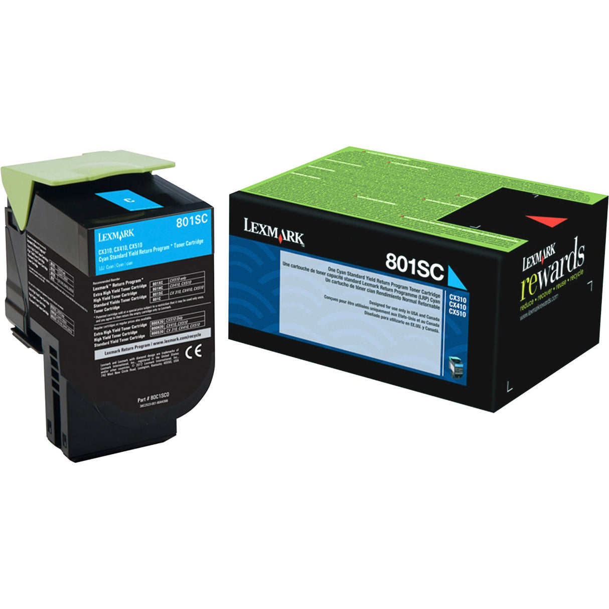 Lexmark Unison 801SC Toner Cartridge — 80C1SC0