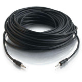 C2G 75ft 3.5mm Stereo Audio Cable With Low Profile Connectors M/M - In-Wall CMG-Rated — 40110