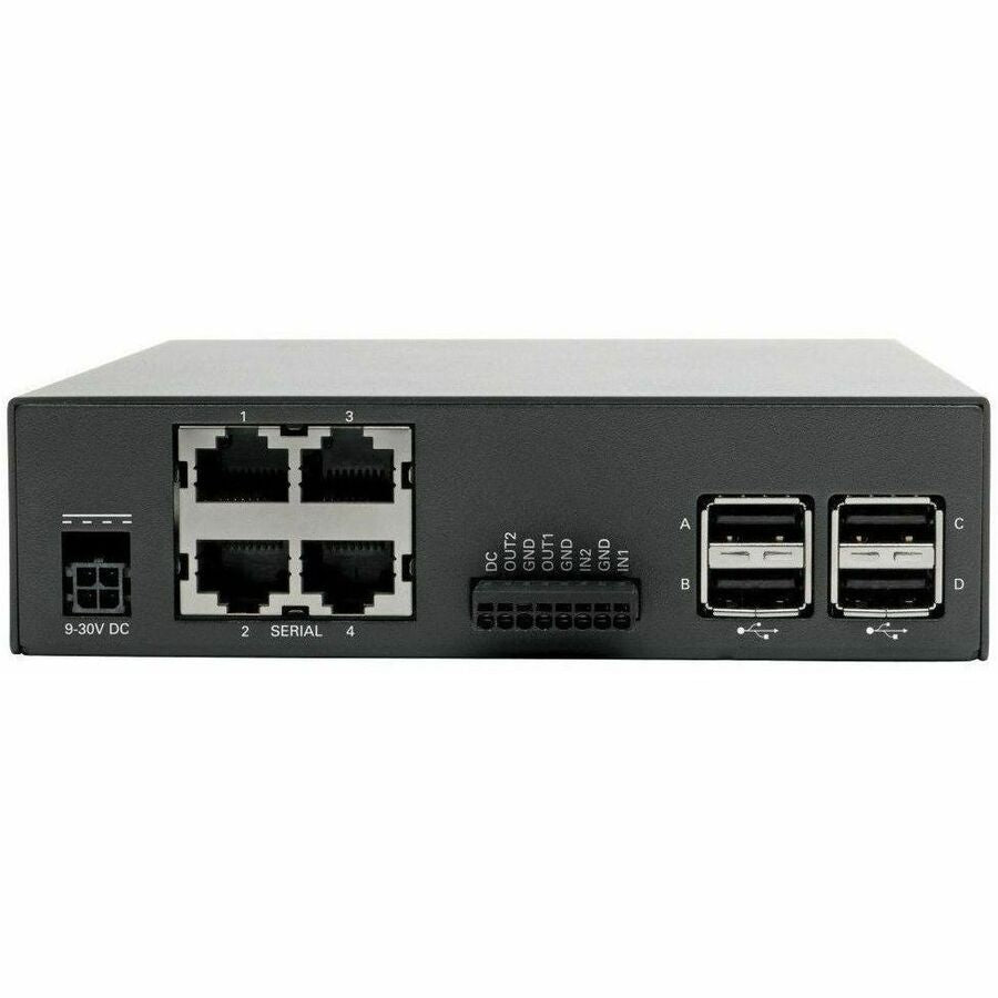 Eaton Tripp Lite Series 4-Port Console Server with Dual GB NIC, 4Gb Flash and 4 USB Ports — B093-004-2E4U