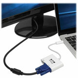 Eaton Tripp Lite Series USB-C Multiport Adapter (M/2xF) - 4K HDMI, VGA, White — U444-06N-HV4K