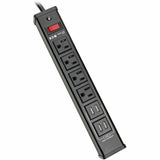 Eaton Tripp Lite Series 4-Outlet Surge Protector with 4 USB Ports (4.2A Shared) - 6 ft. (1.83 m) Cord, 450 Joules, Metal Housing — TLM446USBB