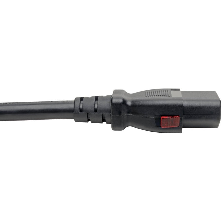 Eaton Tripp Lite Series Heavy-Duty PDU Power Cord, Locking C13 to C14 - 15A, 250V, 14 AWG, 10 ft. (3.05 m) — P005-L10