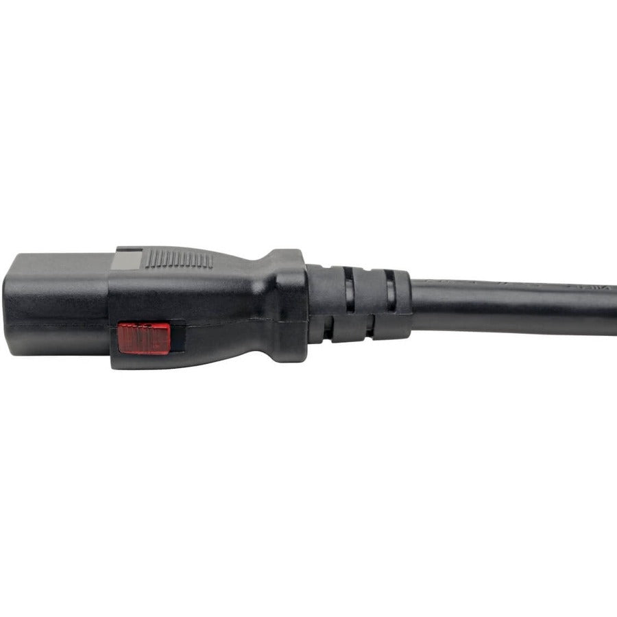 Eaton Tripp Lite Series Heavy-Duty PDU Power Cord, Locking C13 to C14 - 15A, 250V, 14 AWG, 10 ft. (3.05 m) — P005-L10