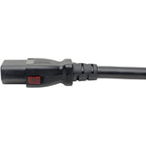 Eaton Tripp Lite Series Heavy-Duty PDU Power Cord, Locking C13 to C14 - 15A, 250V, 14 AWG, 10 ft. (3.05 m) — P005-L10