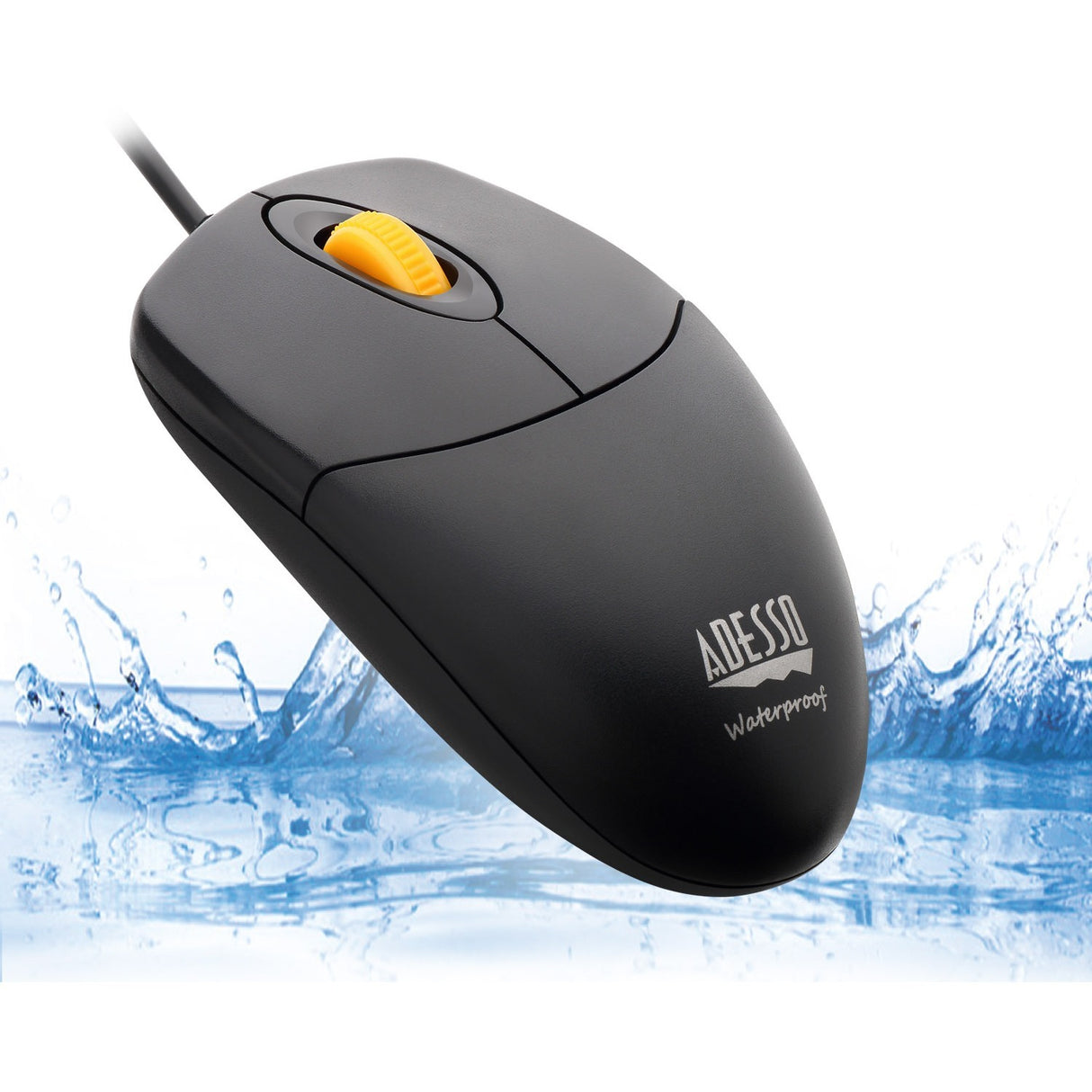 Adesso iMouse W3 Waterproof Antimicrobial Mouse with Magnetic Scroll Wheel — iMouseW3