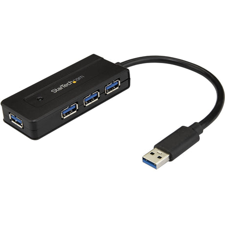 StarTech.com 4 Port USB 3.0 Hub SuperSpeed 5Gbps w/ Fast Charge - Portable USB 3.2 Gen 1 (5Gbps) Type-A Laptop/Desktop Hub - USB Bus/Self Powered — ST4300MINI