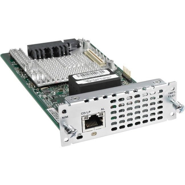 Cisco 1 port Multi-flex Trunk Voice/Clear-channel Data T1/E1 Module — NIM-1MFT-T1/E1=