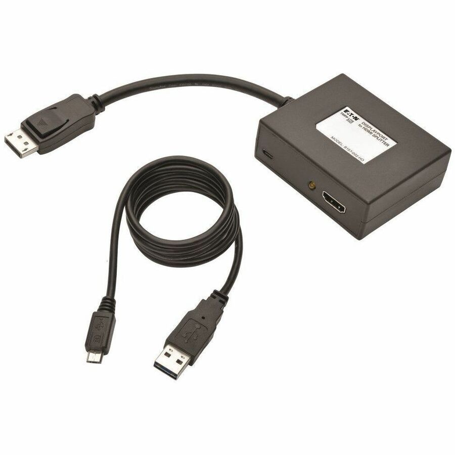 Eaton Tripp Lite Series 2-Port DisplayPort to HDMI Hub, DP1.2, TAA — B157-002-HD