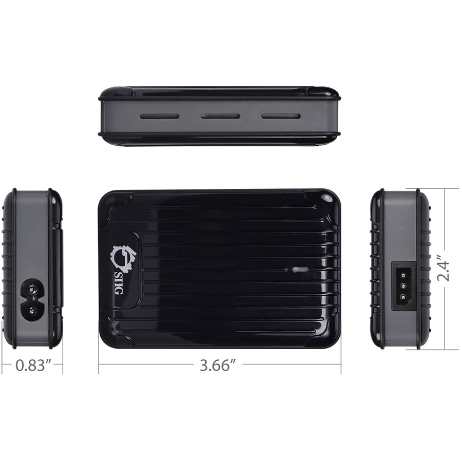 SIIG Ultra-Compact Universal Laptop Power Adapter - 90W — AC-PW1212-S1