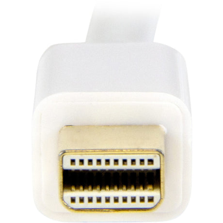 StarTech.com Mini DisplayPort to HDMI Converter Cable - 3 ft (1m) - 4K - White — MDP2HDMM1MW
