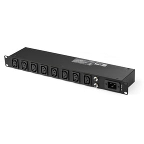 StarTech.com 1U 19" 8 Port Rack Mount PDU, IEC C13 Socket Rackmount Power Supply/ Strip, Horizontal Server Rack PDU 16A 240V — PDU08C13H
