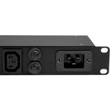 StarTech.com 1U 19" 8 Port Rack Mount PDU, IEC C13 Socket Rackmount Power Supply/ Strip, Horizontal Server Rack PDU 16A 240V — PDU08C13H
