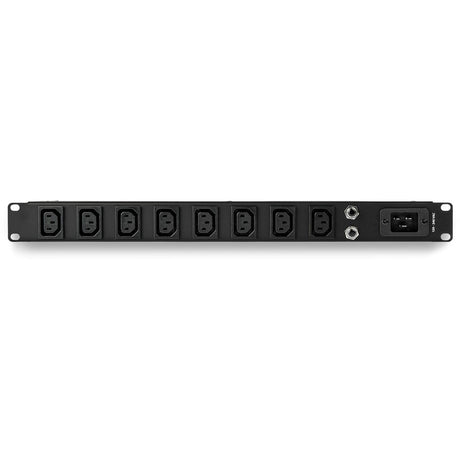 StarTech.com 1U 19" 8 Port Rack Mount PDU, IEC C13 Socket Rackmount Power Supply/ Strip, Horizontal Server Rack PDU 16A 240V — PDU08C13H