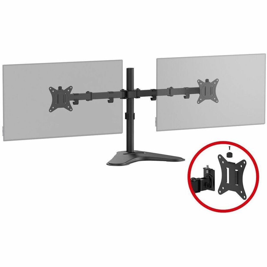 SIIG Articulated Freestanding Dual Monitor Desk Stand - 13"-32" — CE-MT1U12-S1