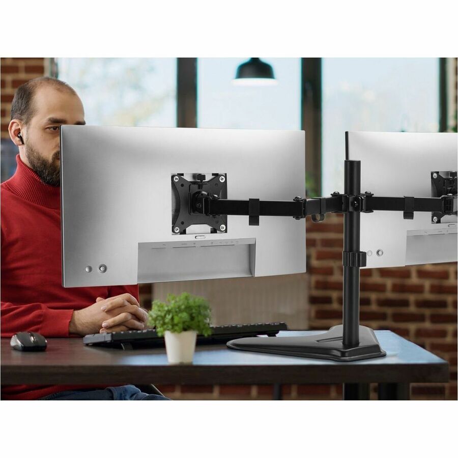 SIIG Articulated Freestanding Dual Monitor Desk Stand - 13"-32" — CE-MT1U12-S1