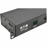 Eaton Tripp Lite Series 2kW Single-Phase Local Metered PDU + ISOBAR Surge Suppression, 3840 Joules, 100-127V Outlets (12 5-20R, 2 5-15R), L5-20P/5-20P, 15 ft. (4.57 m) Cord, 1U Rack-Mount — PDUMH20-ISO