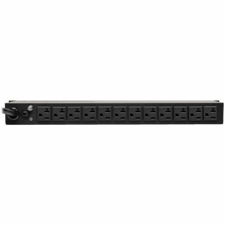 Eaton Tripp Lite Series 2kW Single-Phase Local Metered PDU + ISOBAR Surge Suppression, 3840 Joules, 100-127V Outlets (12 5-20R, 2 5-15R), L5-20P/5-20P, 15 ft. (4.57 m) Cord, 1U Rack-Mount — PDUMH20-ISO