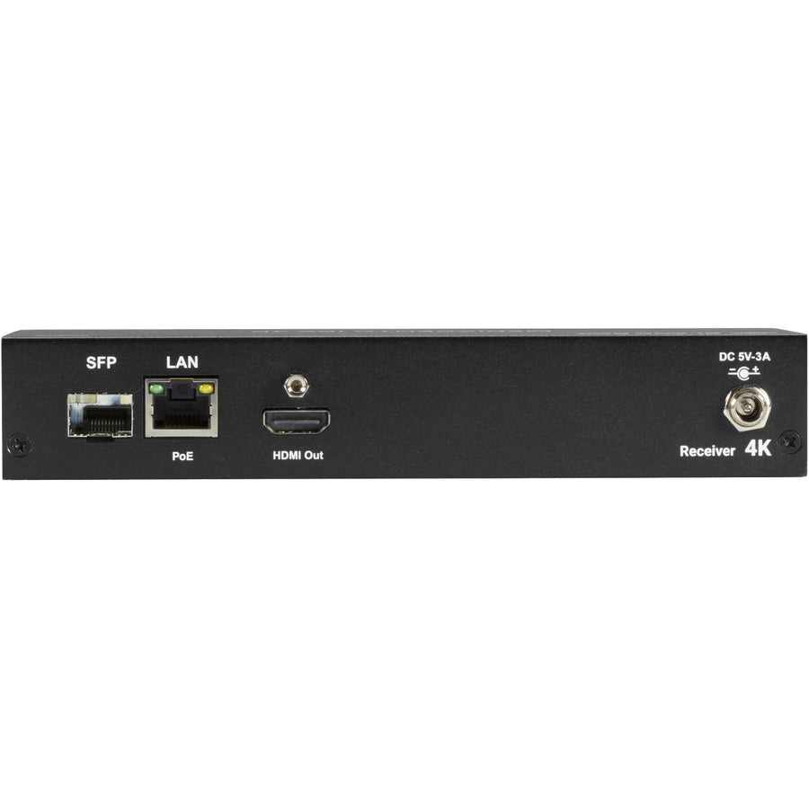 Black Box MediaCento IPX 4K Receiver - HDMI, USB, Serial, IR, Audio — VX-HDMI-4KIP-RX