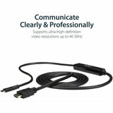 StarTech.com USB C to HDMI Cable - 6 ft / 2m - USB-C to HDMI 4K 60Hz - USB Type C to HDMI - Computer Monitor Cable — CDP2HDMM2MB