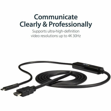 StarTech.com USB C to HDMI Cable - 6 ft / 2m - USB-C to HDMI 4K 60Hz - USB Type C to HDMI - Computer Monitor Cable — CDP2HDMM2MB