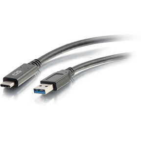 C2G 10ft USB-C to USB-A SuperSpeed USB Cable - Male to Male, 5Gbps, Black — 28833