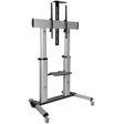 Eaton Tripp Lite Series Heavy-Duty Rolling TV Stand, Height Adjustable, 60" - 100" Screens — DMCS60100XX