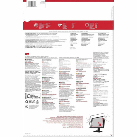 3M&trade; High Clarity Privacy Filter for 23in Monitor, 16:9, HC230W9B