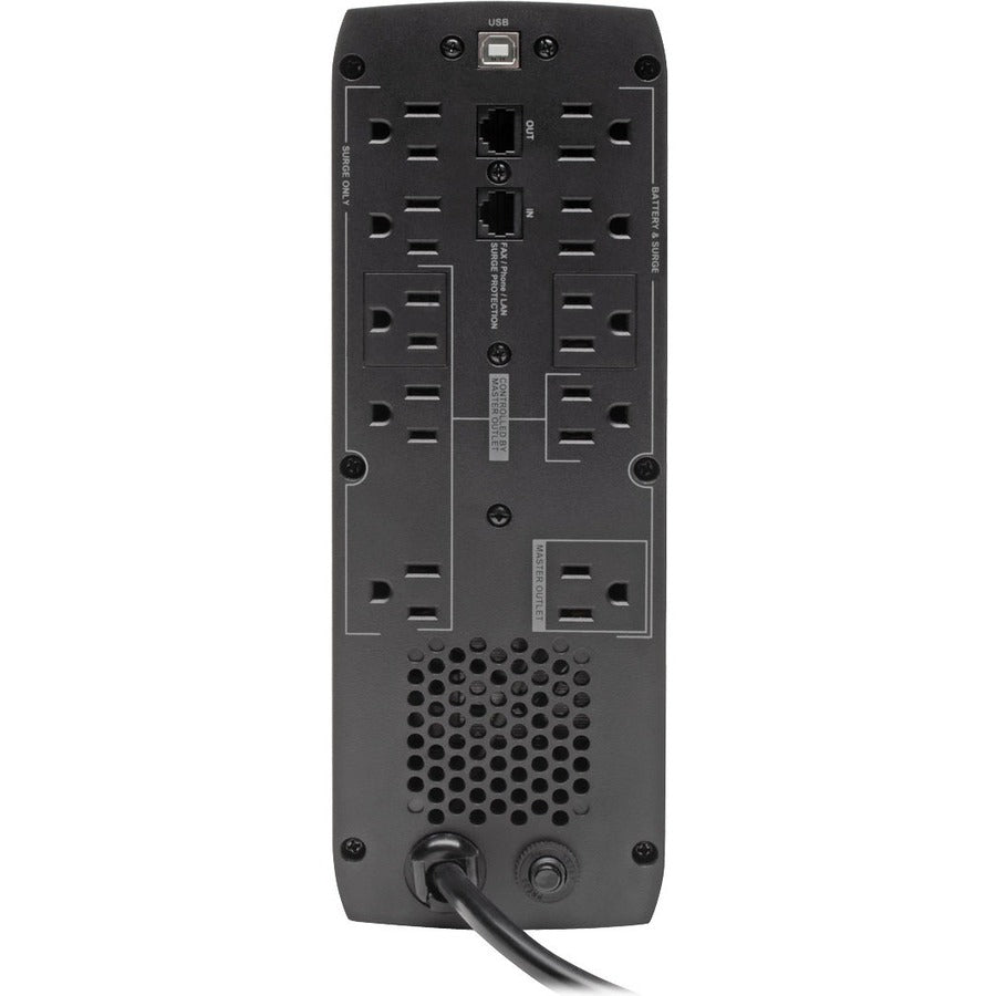 Eaton Tripp Lite Series Line Interactive UPS with USB and 10 Outlets - 120V, 1300VA, 720W, 50/60 Hz, AVR, ECO Series, ENERGY STAR V2.0 — ECO1300LCD